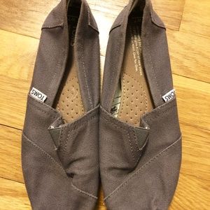 Toms in Grey Women's size 7